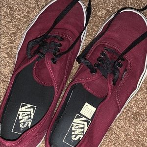 Men’s Burgundy Vans